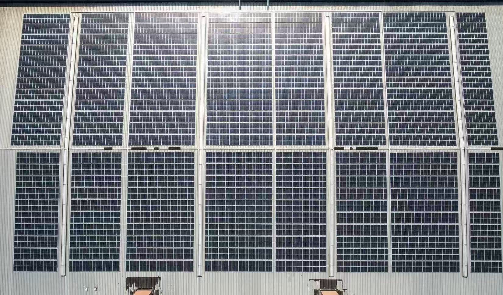 The 10MW Industrial Plant Project in Zhejiangt, Using TOPCON Series 620W Double Glass Photovoltaic Panels